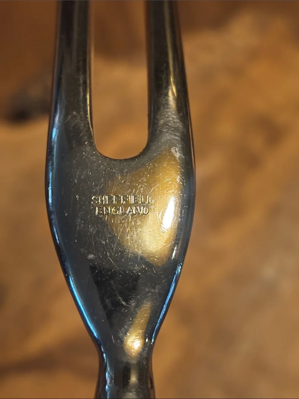Vintage Mode Danish Wood-Handle Carving Set - Knife & Fork